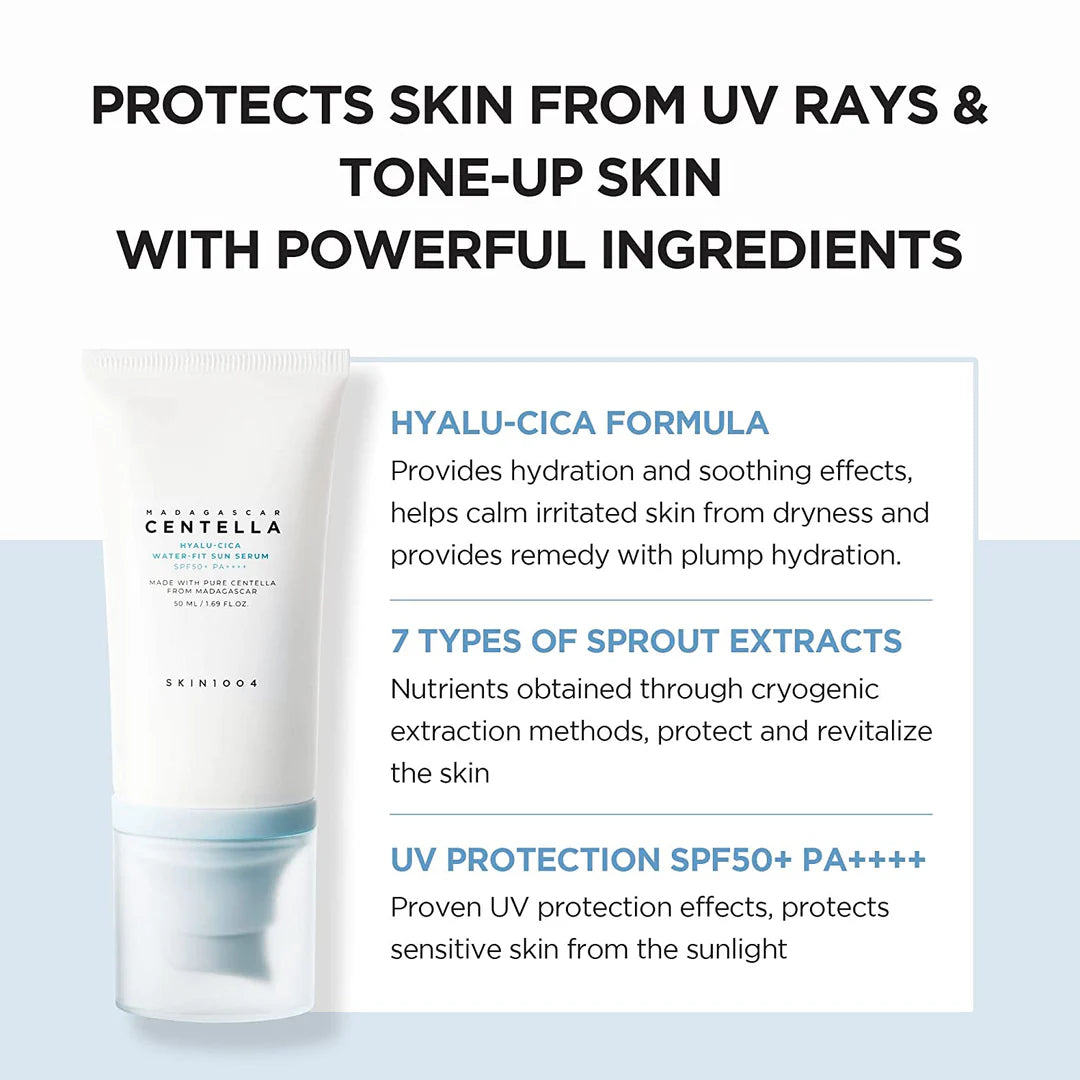 CENTELLA Hyalu-Cica Water-Fit Sun Serum 50 ml twin pack