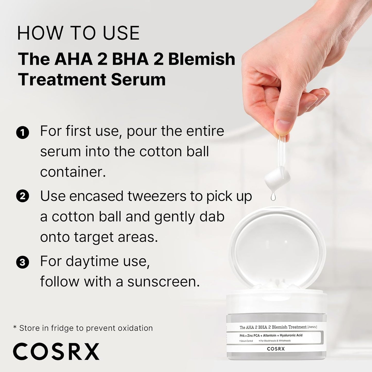 Cosrx The AHA 2 BHA 2 Blemish Treatment Serum 50g