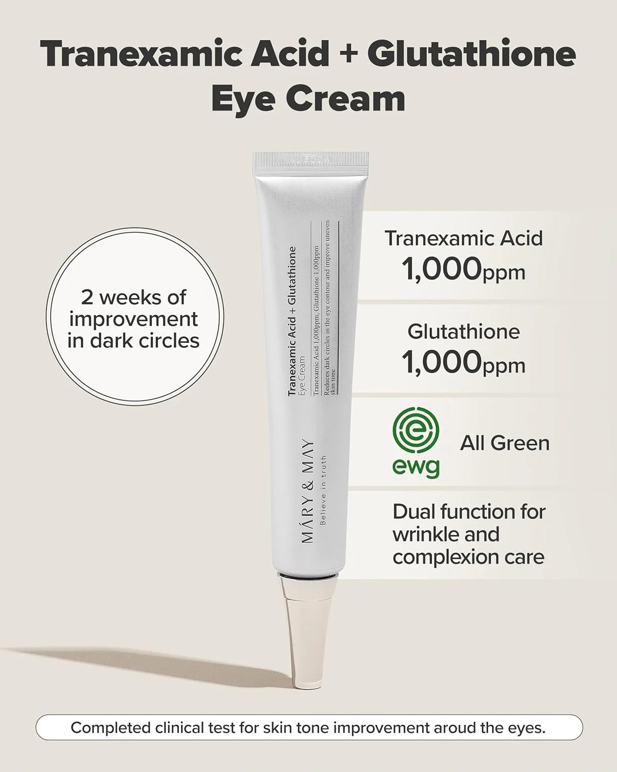 MARY & MAY Eye Cream 12ml