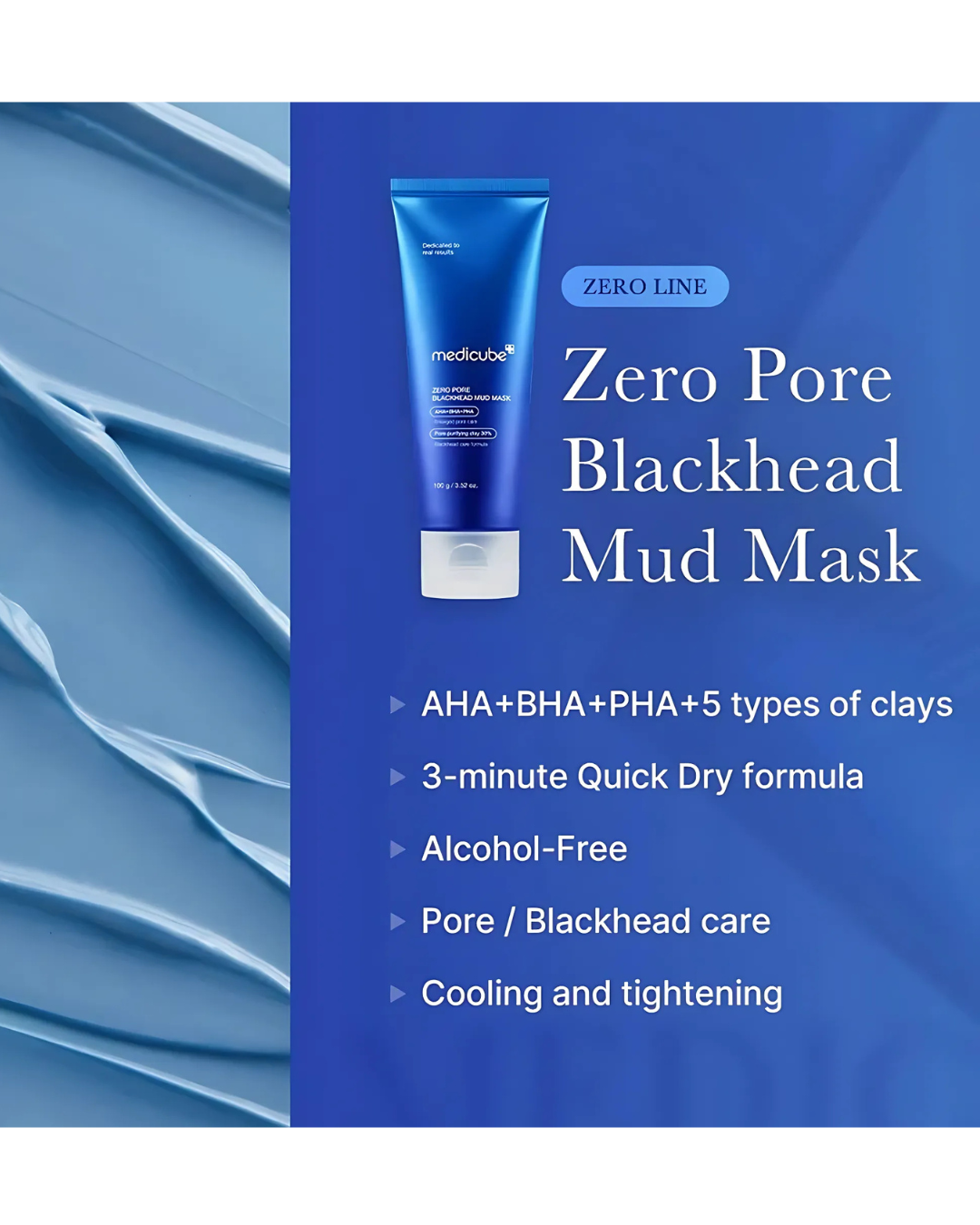Medicube Zero Pore Blackhead Mud Mask 100 gm