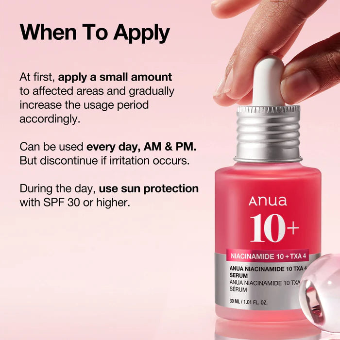 Anua NIACINAMIDE 10%+TXA 4% Serum