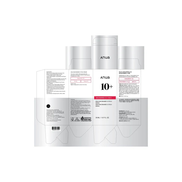 Anua NIACINAMIDE 10%+TXA 4% Serum