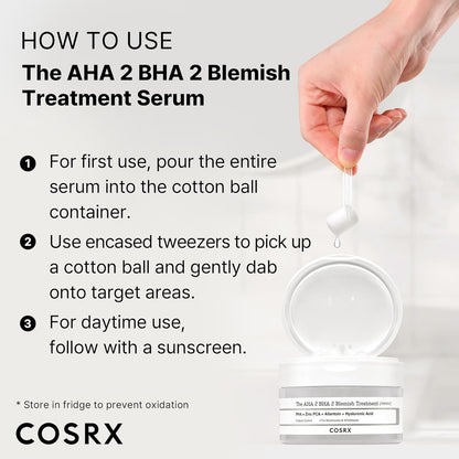 Cosrx The AHA 2 BHA 2 Blemish Treatment Serum 50g