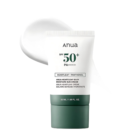 Anua Heartleaf Silky Moisture Mild Sunscreen