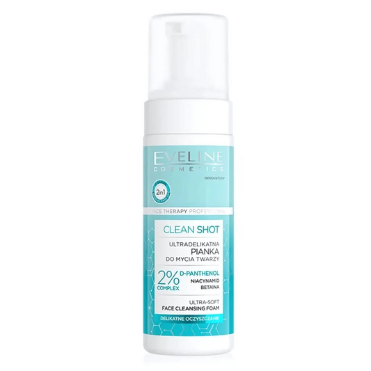 Eveline Clean Shot 2% Complex, Cleansing Foam